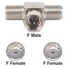 4× F-Type Coax Cable Splitter Combiner Adapter 3 Way Connector RG6 for TV, Video