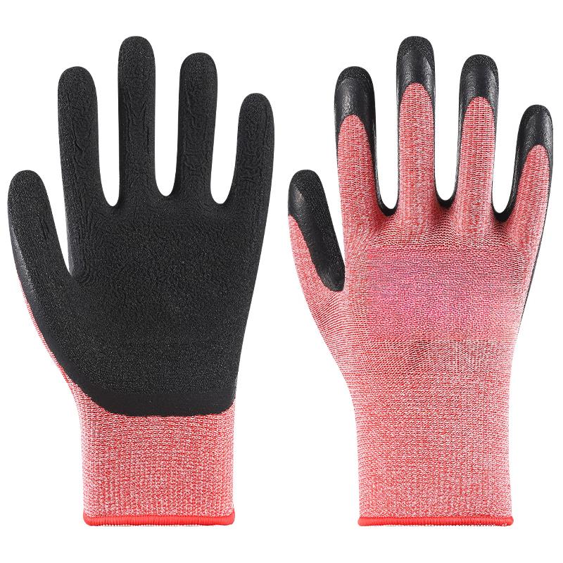 BEYOU Wear-Resistant Breathable Rubber Work Gloves