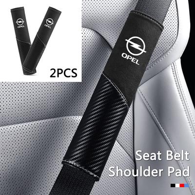 2Pcs Car Seat Belt Shoulder Pad Protection Cover For Astra G H J K F Corsa D Zafira B Insignia Mokka Regal Auto Accessories