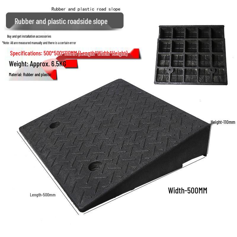 Rubber Speed Bump & Threshold Ramp for Home and Car