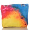 Colorful Beach Bag with Tie-dye Pattern and Zipper