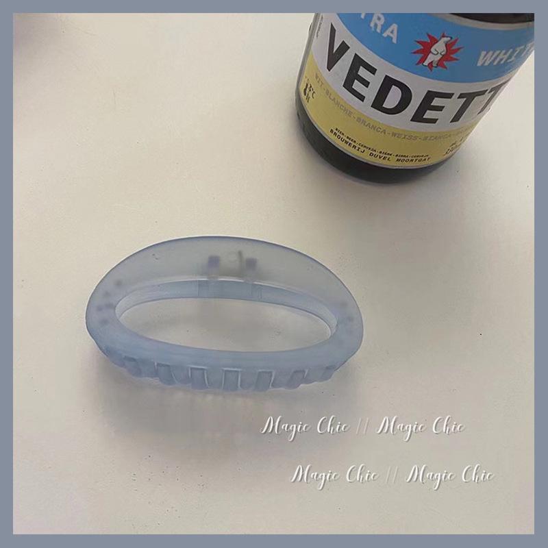 Korean Blue & White Sweet Temperament Shark Hair Clip