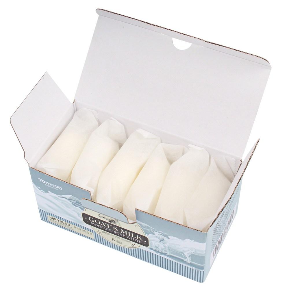 Exploration Moisture Goat Milk Soap White, 90g, 6 Pieces