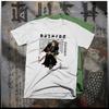 Samurai T-shirt Bushido Code Japanese Warrior Ronin Kanji Stance White Tee