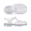 Meduse Sun 201 Argent Paillete Agent Paette Silver Glitter Kids Kids Jelly Shoes Sandals