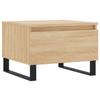  Coffee Table, Sonoma Oak, 50x46x35 Cm, Wood-based Material