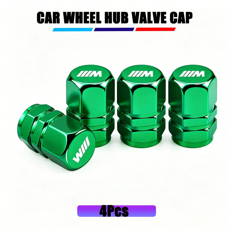 4Pcs Car Tire Valve Cover Aluminum Alloy Car Wheel Tire Valve Caps For BMW G80 G07 G42 G14 G15 G16 F82 X5 X3 M2 M3 M4 M5 M6 M7 HNZCY1