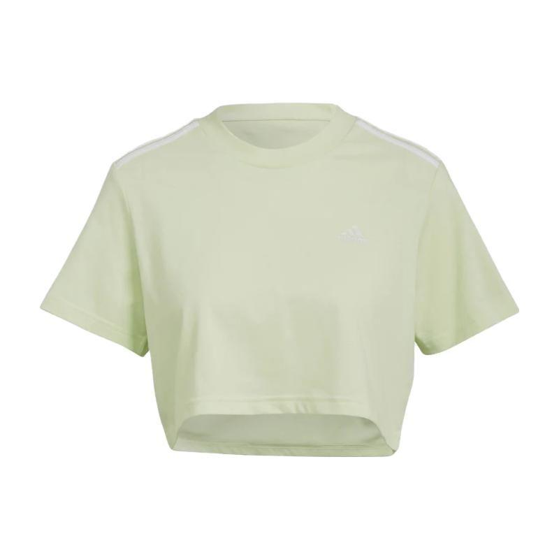 

Adidas Повседневная футболка с коротким рукавом с принтом логотипа Женские топы Светло-зеленый HG8481 XS