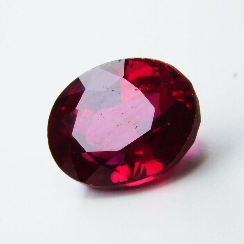 6.23 Carat Natural Untreated Red Ruby Oval Cut CERTIFIED Ring Loose Gemstone AU-3820