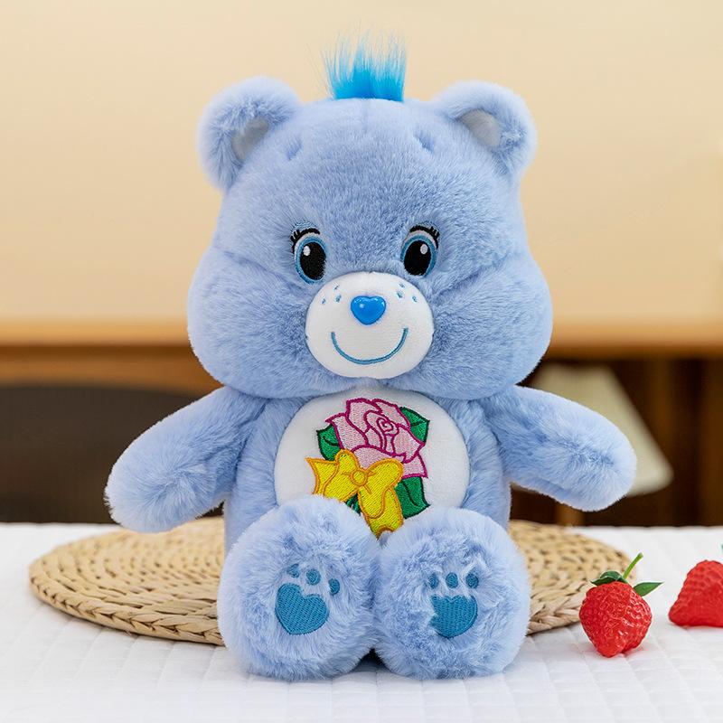 

Классические плюшевые игрушки «Мишка Любви» для подарков на день рождения детям, признание, радужный мишка «Спокойной ночи», кукла-подушка для девочки, искупление 33cm【0.25kg】