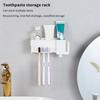 1Pcs Seamless Toothbrush Storage Box Toothbrush Holder Multi-Function Toothpaste Tooth Cup Hanging Rack