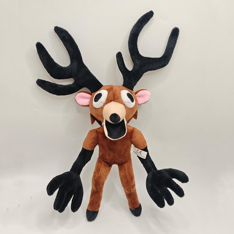 99Nights Horror Game Merchandise: Reindeer Plush Toy; 99Nights Party Reindeer Stance Plush Toy