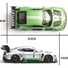 1:32 Scale Continental GT Le Mans Alloy Racing Car Model, Diecast Metal Toy Vehicles Car Model Simulation Collection Children Toy Gift