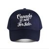 Canada Is Not For Sale Graphic Baseball Cap Fashion Unisex Sunhat Womens Outdoor Sports Snapback Cap
