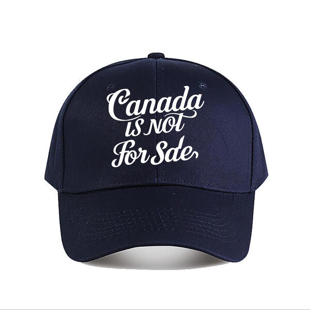 Canada Is Not For Sale Graphic Baseball Cap Fashion Unisex Sunhat Womens Outdoor Sports Snapback Cap