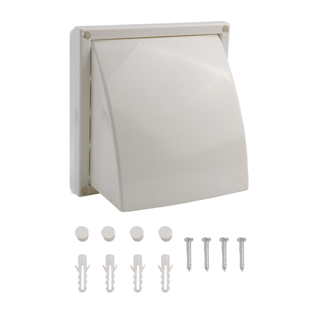 100/125/150mm Exterior Wall Ventilation Grille Range Hood Duct Air Outlet Extract Valve Ducting Ventilation Exhaust Grille Cover