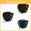 2024 New Arrival Small Fresh Stylish Women's High-grade Feeling Folding Sunglasses Uv Protection Big Frame Travel Sunscreen