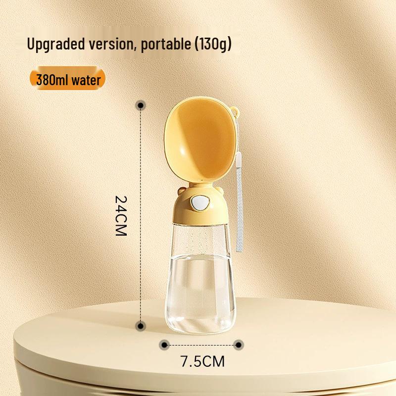Portable Pet Water Bottle: Travel Cup for Dogs & Cats