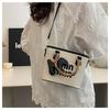 Straw bag women's popular niche design women's bamboo bag women's shoulder messenger bag summer seaside beach bag