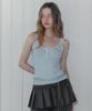 Teuwi Tuden Double Strap Button Knit Sleeveless