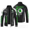 Hot men's clothing European size vauxha motorcycle leather jacket racing suit men's PU leather jacket jacket