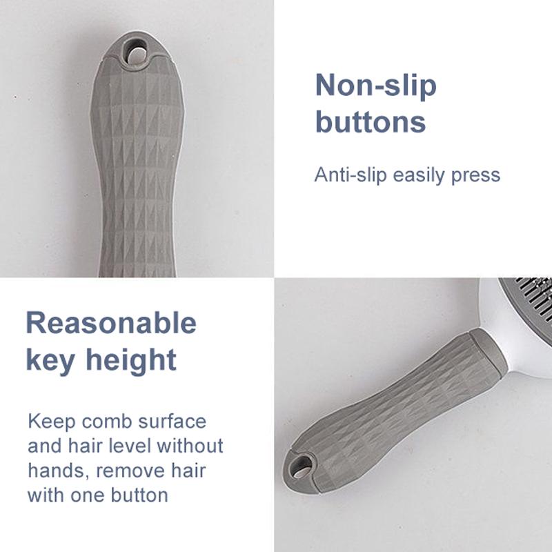 Pet Dog Hair Brush Cat Comb Grooming And Care Cat Brush Stainless Steel Comb For Long Hair Dogs Cleaning Pets Dogs Accessories