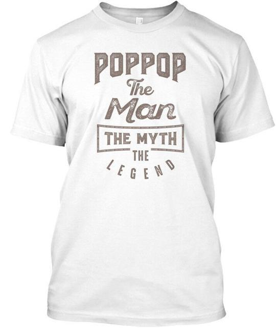 

Poppop The Man Gift Myth Legend T-Shirt Made in the USA Size S to 5XL 3XL