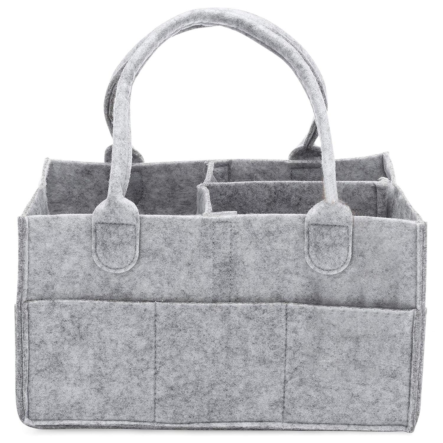 

Подгузник Caddy Детская корзина для хранения Органайзер для подгузников Детские салфетки Для дома и автомобиля серый