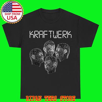 KRAFTWERK Human Robots Schwarzes T-Shirt Tee Top Unisex