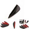 Luxurious Car Styling 4pcs Universal Car Front Bumper Lip Fin Air Knife Kit For A Chic Look