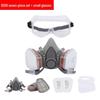 6200 Full-Face Gas Mask for Dustproof Grinding, Spray Painting, and Chemical Protection