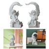 Wing Cherub Figurines Collection Memorial Figure Artwork Adorable Angel Statue for Wedding Bookshelf Bedroom Tabletop Decoration