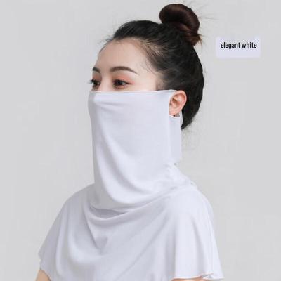Damen Sommer Eis Seide Sonnenschutz Gesichtsmaske