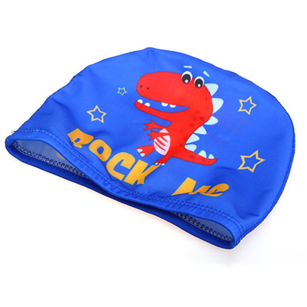 Kids Cartoon Swimming Caps Digital Printing High Elastic Sports Swim Pool Hat Diving Hats For Boys Girls