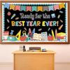 Positive Back To School Bulletin Board Set Ready for The Best Year Ever Classroom Decorations Colorful Pirational Paper Cutouts for Motivational