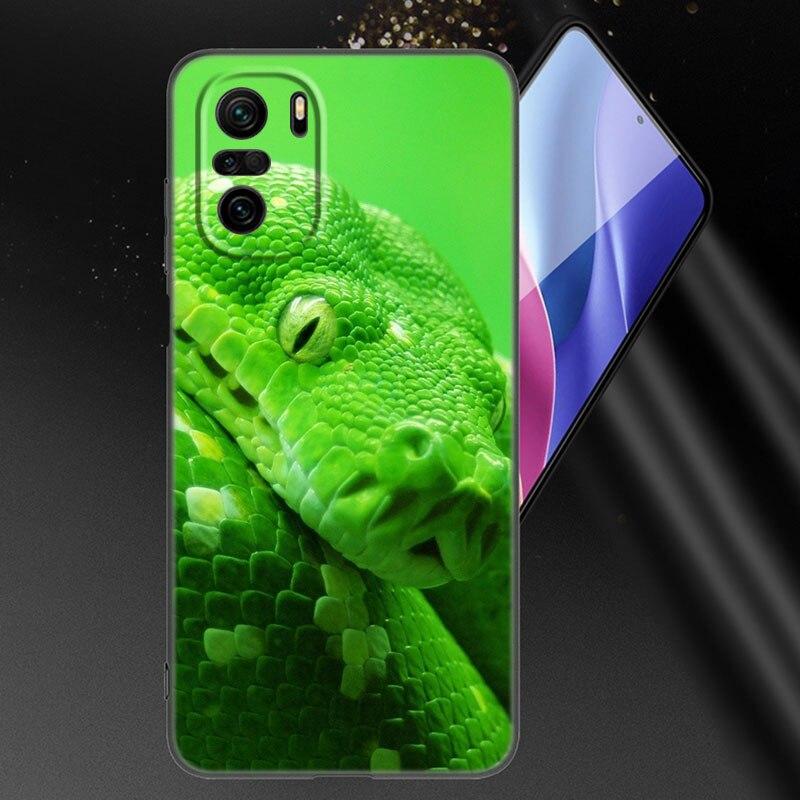 

Чехол для телефона с изображением змеи для Xiaomi Mi POCO X3 NFC GT M4 M3 12 11T 10T Pro A3 11 Lite NE 5G 12X 11i F3, мягкий черный чехол из ТПУ Xiaomi POCO X3 NFC