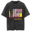 2026 New Bocchi The Rock! Hitori Gotoh Acid Wash T-Shirt, Vintage Washed Oversized Heavy Cotton Anime Graphic Tee for True Fans