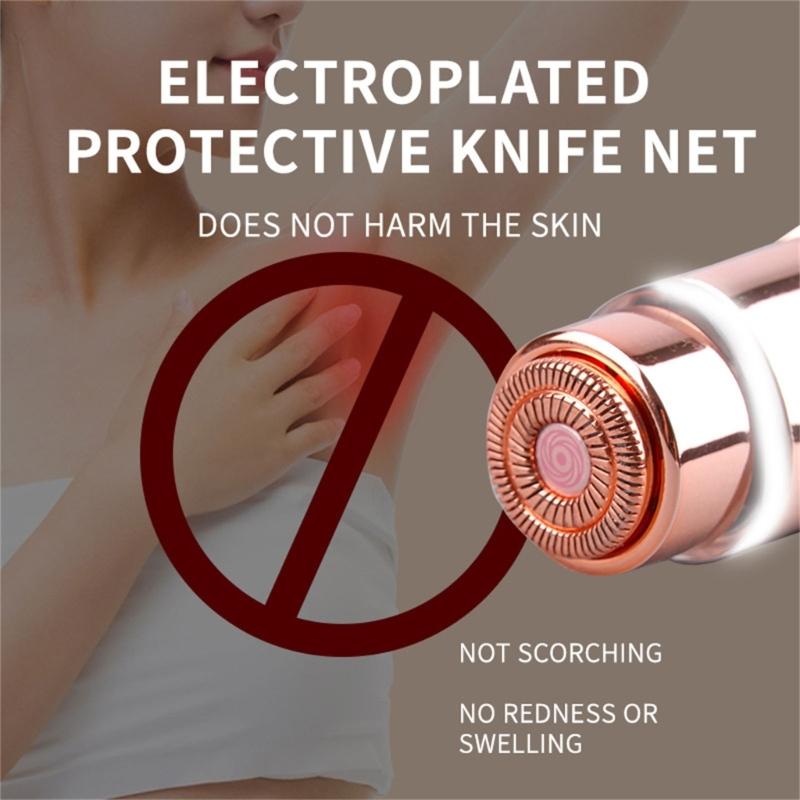 Painless Electric Face Shaver for Women Portable Hair Removal Device with Light Painless Hair Removal Home Use
