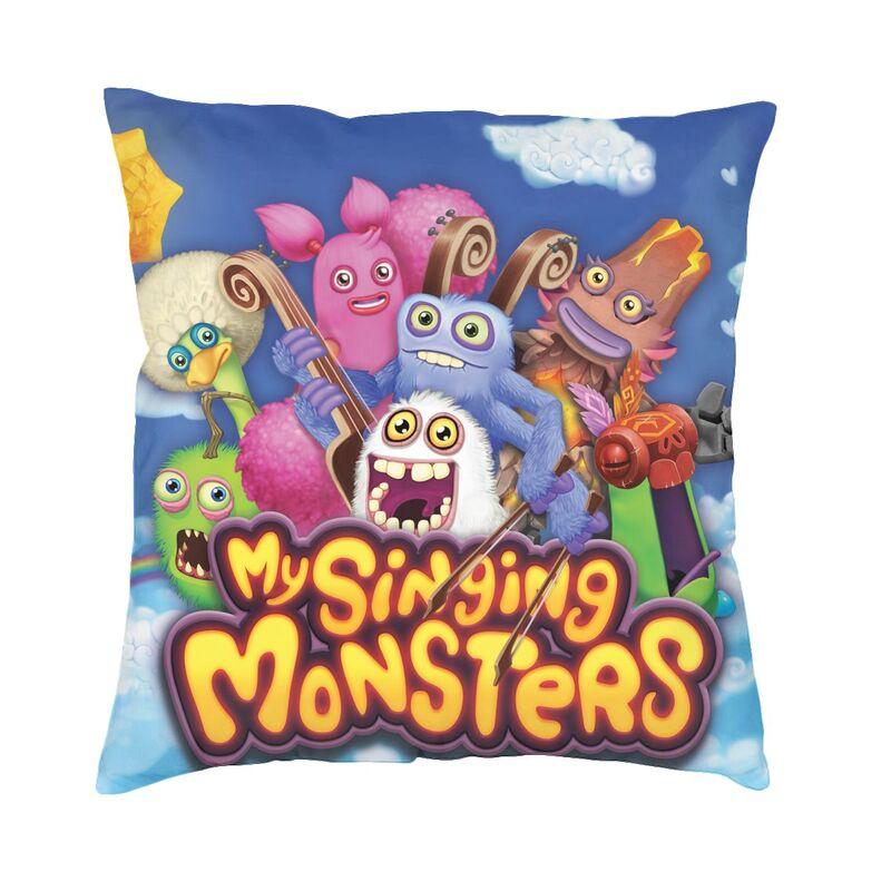 

Soft My Singing Monsters Characters Throw Pillow Cover Home Decor Cartoon Anime Game Cushion Cover Pillowcase For Sofa Cushion