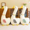 New Internet Celebrity Big White Goose Long Throw Pillow Girls Sleep Leg Pillow Super Soft Cloth Doll Big Goose Plush Toy