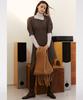 Leusejiem Puff Mini Dress - Brown