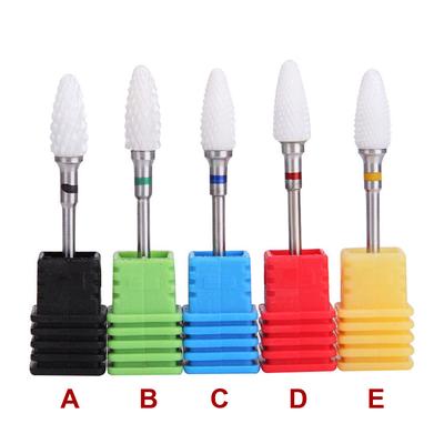 Nail Drill Cuspidal Nail Grinding Head for Nail Polisher Manicure Tool