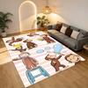 Curious Monkey Living Room Nonslip Area Rug Soft Carpet For Bedroom Game Playroom Sofa Office Home Decor Doormat Christmas Gift C9261247