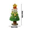 Christmas Tree 7-Layer Gradient Colors Knitting Crochet Christmas Tree Holiday Ornaments for Car Home Tabletop Fireplace Mothers
