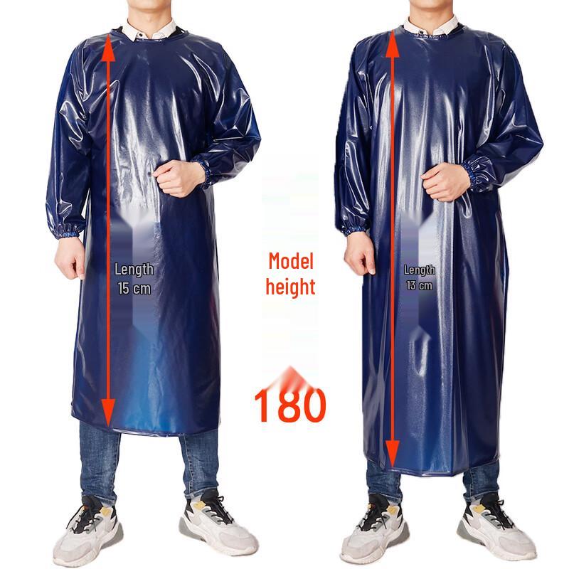 Waterproof Oil-Proof Long-Sleeve Apron