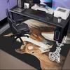 1PC Custom Name Horse Love: Mother Foal Theme Floor Mat Ideal for Living Room, Game Rooms, Office, Bedroom,Floor Mat Playful Design