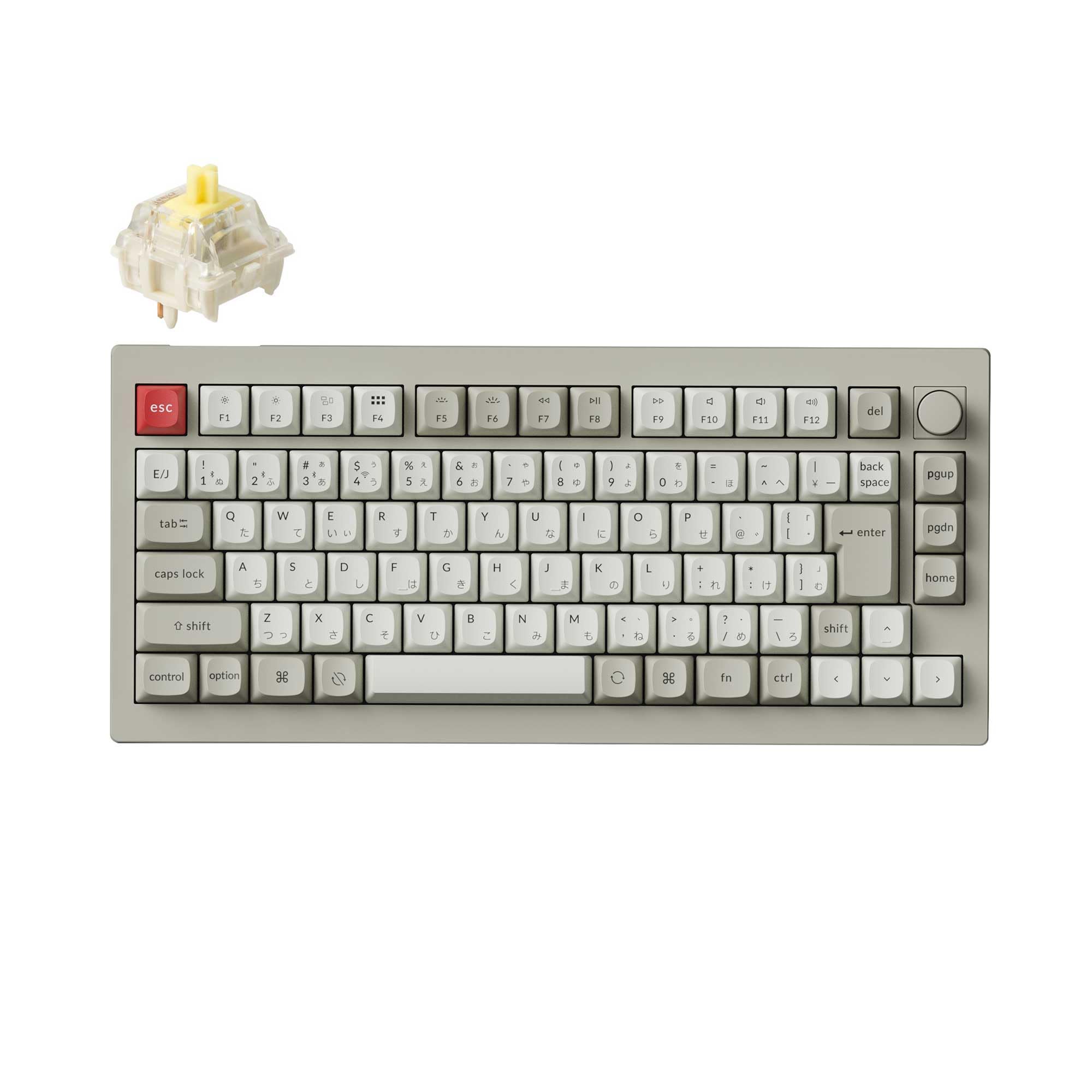 

V1 Max Retro Color QMK Wireless Custom Mechanical RGB Gateron Jupiter with Mac Windows Linux Jupiter Mechanical Banana Switch JIS [Keychron Keyboard,