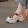Small Thick-soled Bag Head Slippers, New Side Empty Muffin Sole Women's Shoes, Women's Outer Wear, One Pedal Lazy Shoes