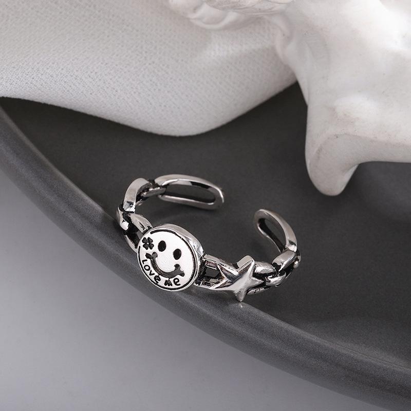 Men’s S925 Silver Index Finger Ring - Trendy Niche Style, Internet Celebrity-Inspired, Simple Yet High-End.