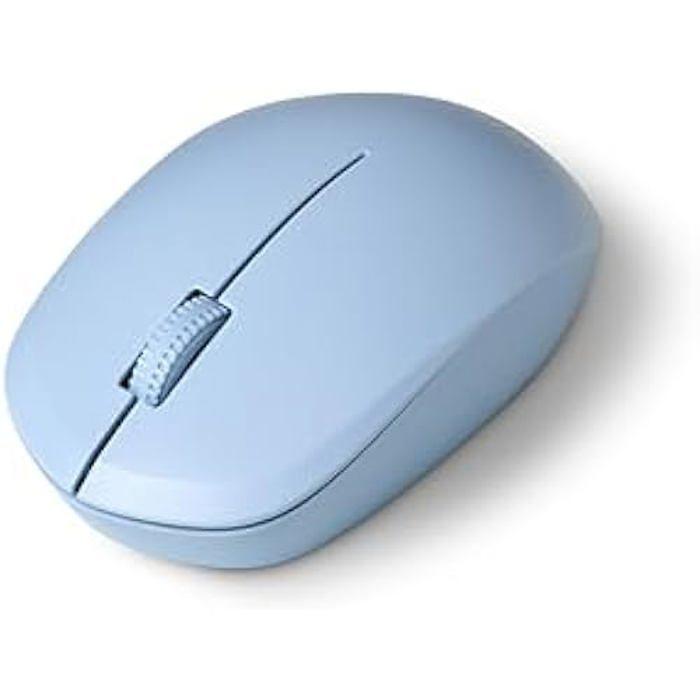 Souris d'ordinateur filaire - Nilox NXMOWI4012 - Technologie optique - Bleu